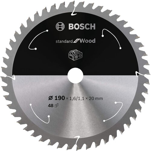 Bosch Standard for Wood list kružne testere za akumulatorske testere 190x1,6x20 T48 Slike