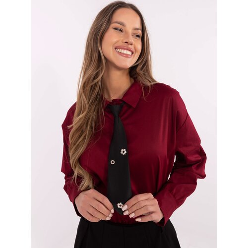 Italy Moda Shirt-DHJ-KS-9213.86-burgundy Slike