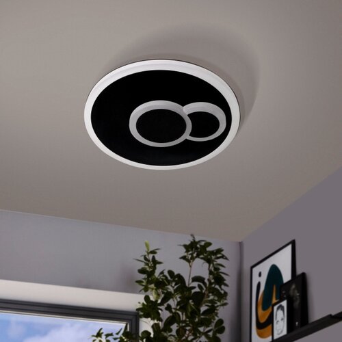 Eglo 30659 - led plafonsko svetlo cadegal LED/7,8W/230V prečnik 20 cm crna Slike