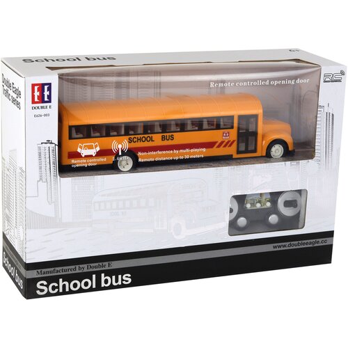 Lean Toys Rumen daljinsko voden R/C &amp;scaron;olski avtobus z odpirajočimi se vrati Slike