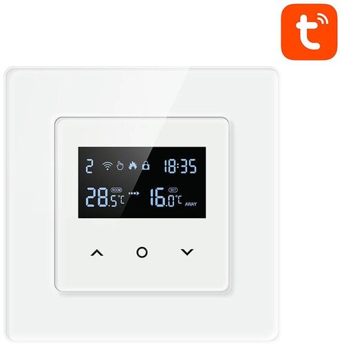 smart+ LCD WiFi termostat za električno grijanje 16a tuya bijela Alexa Google Assistant Cijene