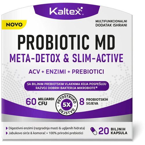 Kaltex probiotic md 60 milijardi: meta-detox & slim-active formula Cene