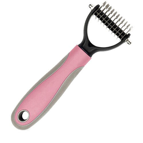 INF Dvostranski glavnik za odstranjevanje dlake pri hišnih ljubljenčkih Pink S, (5000125040) Cene