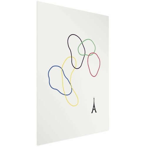  Plakat Colorful Circles - digital graphic - minimalism 40x60 Cijene