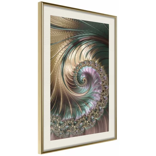  Poster - Iridescent Spiral 40x60