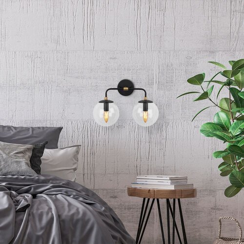 Opviq Horn - 12213 BlackAntique Wall Lamp Slike