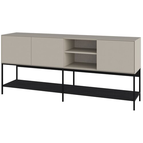 Marckeric Crna/krem komoda 180x80x40 cm Amira &amp;ndash; Slike