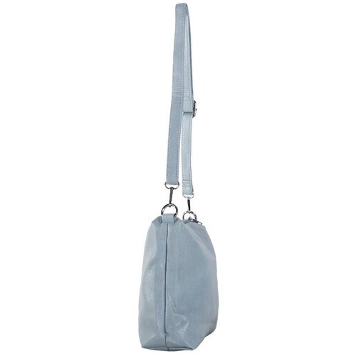 Fashion Hunters Light blue roomy shoulder bag 2in1 made of eco leather Slike
