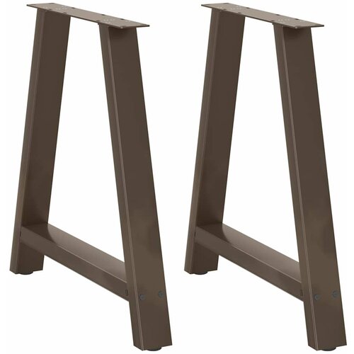 vidaXL Noge za blagovaonski stol A-oblika 2 kom 70 x (72-73) cm Čelik Cijene