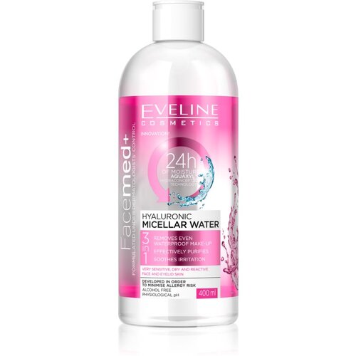Eveline Cosmetics FaceMed+ hialuronska micelarna voda 3v1 400 ml Cene