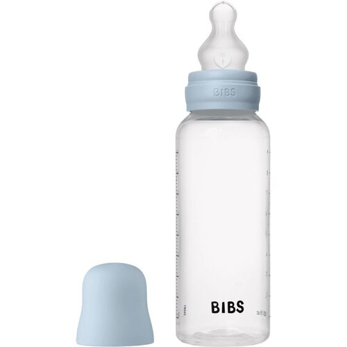 Bibs Anti-Colic Baby Bottle Silicone antikolična steklenička Baby Blue 270 ml Cene