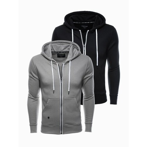 Ombre Clothing Men's zip-up sweatshirt Z33 V5 - mix 2 Cene