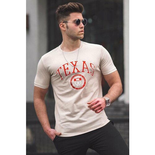 Madmext T-Shirt - Beige - Fitted Slike