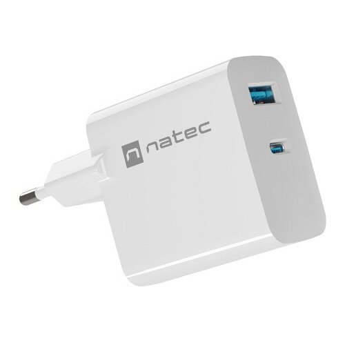 Natec NUC-2144 mobile device charger Universal White AC Fast charging Indoor Slike