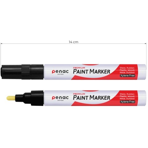 Marker PENAC PAINT CRNI METAL OTO140-BK 1/12 Slike
