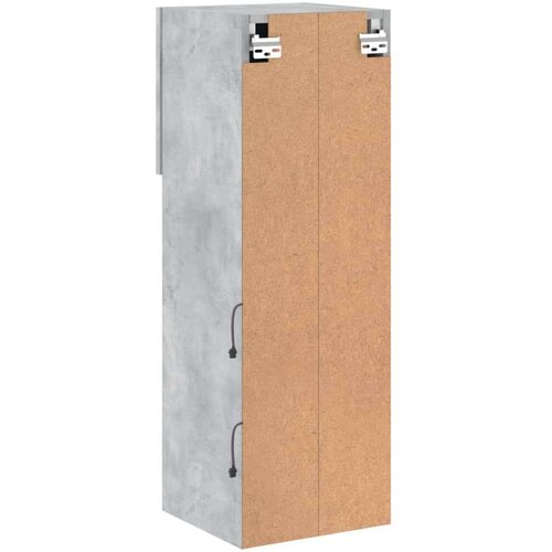 ormarići s LED svjetlima 2 kom boja betona 30 5 x 30 x 90 cm Slike