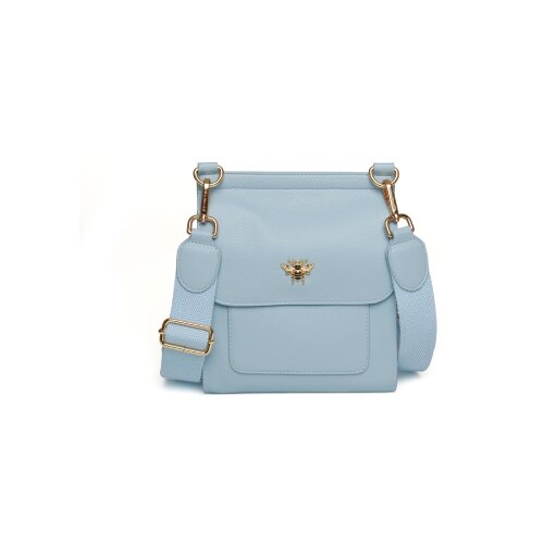 Fancy Metal Goods Ltd Alice Wheeler - Torba - Bloomsbury, Pastel Blue, Cross body Cene