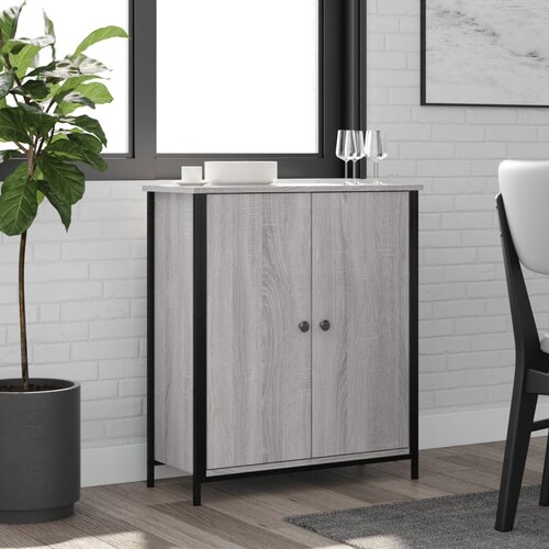  The Living Store Komoda siva sonoma 70x30x80 cm inženirski les - Komoda, (21444837) Cene