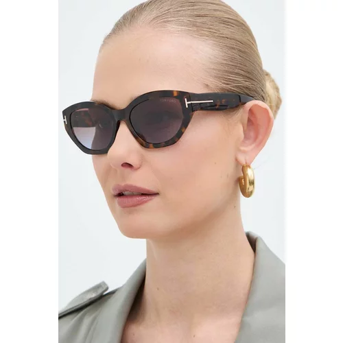 Tom Ford Sunčane naočale za žene, boja: smeđa, FT1086_5552F