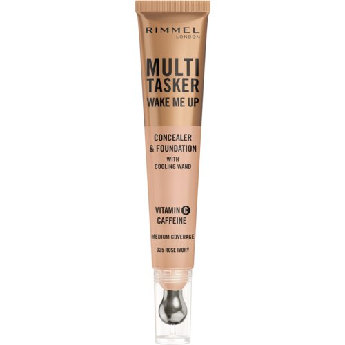Rimmel London Multi-Tasker Wake Me Up puder in korektor za osvetlitev kože odtenek 25 Rose Ivory 20 ml Cene