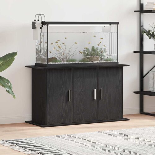  Stalak za akvarij crni hrast 101x41x58 cm Konstruirano drvo Cijene