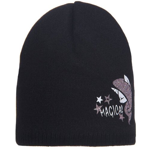 AGBO Girl's winter/ autumn hat black Magical Cene