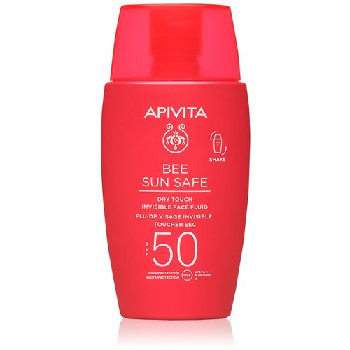 Apivita Bee sun safe dry touch fluid za lice spf50 50 ml Slike