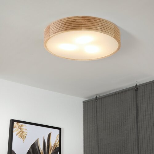 Brilagi LED plafonsko svetlo CARVALHO MODERN 3xE27/60W/230V prečnik 47,5 cm hrast Slike