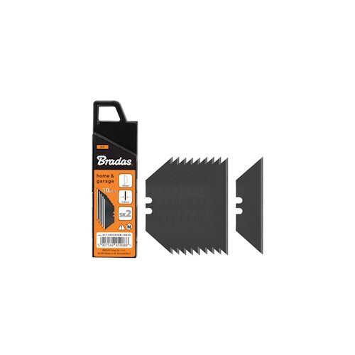 Bradas noževi trapezoidni crni 19mm set 10/1 DIY-KNI1902BB/10BOX Cene