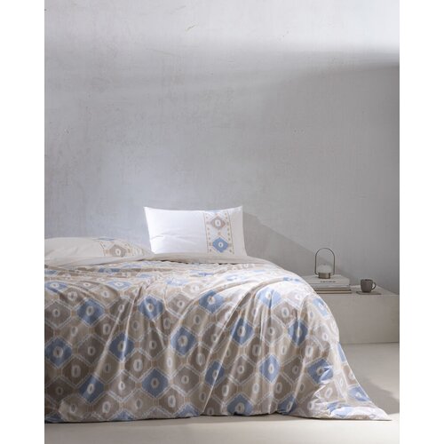 Madame coco Set posteljine Avril, 160x220cm, Bež - plava Cene