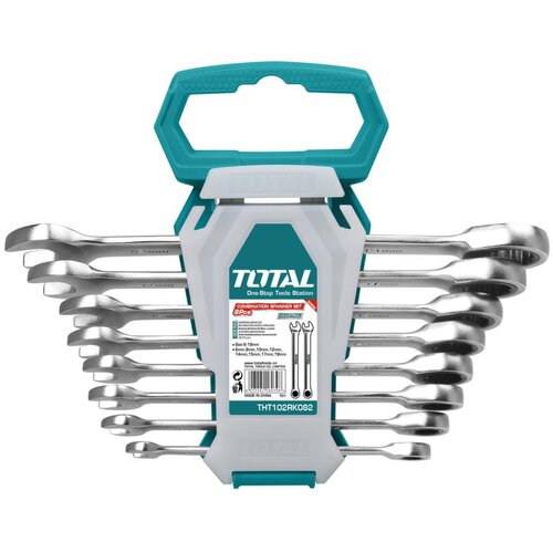 Total 8-dijelni set ključeva 086, 8/10/12/13/14/15/17/19/1kg/ INDUSTRIAL (THT102RK086) Slike