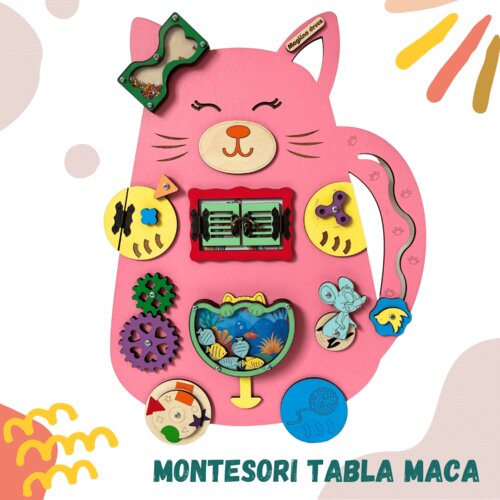 Magično drvce montesori tabla maca Cene