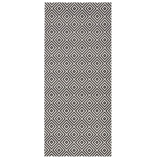 NORTHRUGS Črno-bela zunanja preproga Karo, 80 x 150 cm Slike