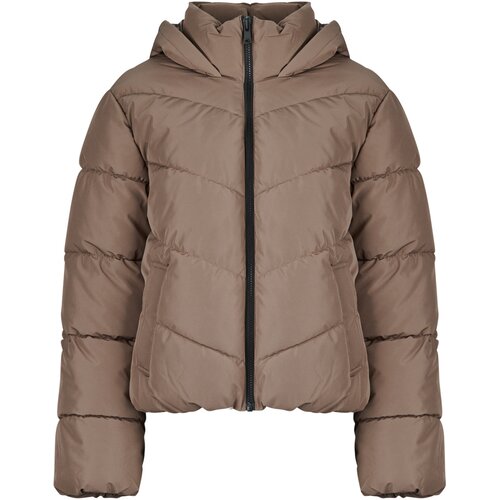 Only ONLCLAIR PUFFER HOOD JACKET Bež Slike