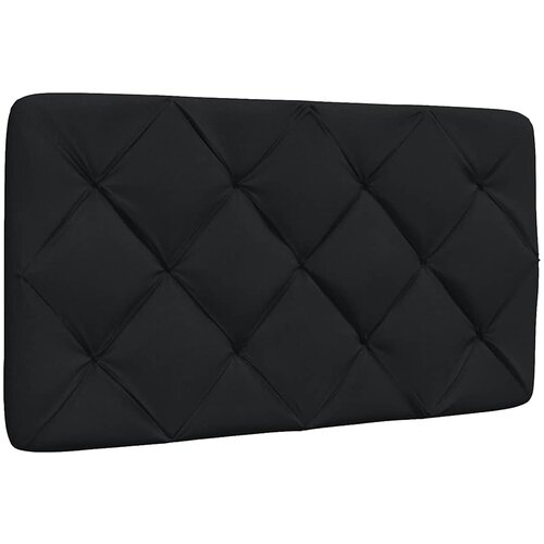 vidaXL Vzglavna stranica črna 90 cm blago Cene