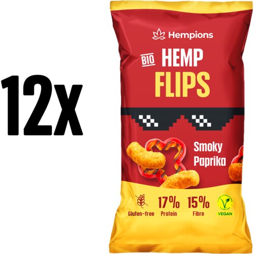 BIO Hemp Flips Smoky Paprika - 12 x 70 g Slike