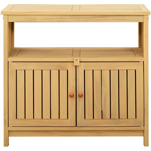  Vrtna konzola Svijetla akacija 80 x 35 x 75 cm Slike
