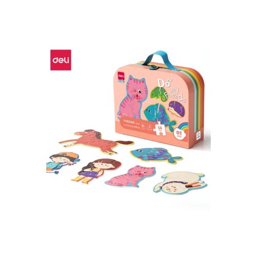 Puzzle KOFERČE DELI 1 NIVO (SIJAJU U MRAKU) EH742 Cene