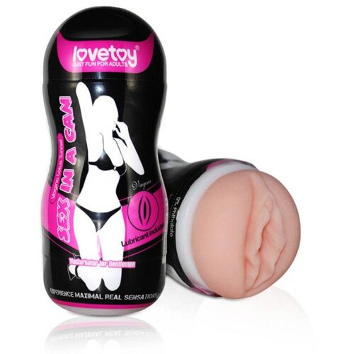 Lovetoy 2021 Masturbator Sex In A Can Vagina Lotus Cene