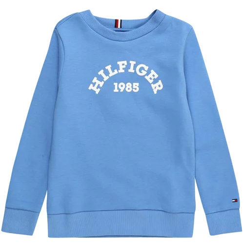 Tommy Hilfiger Sweater majica '1985' nebesko plava / bijela