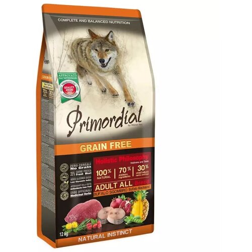 MisterPet primordial adult buffalo & mackerel 12kg Slike