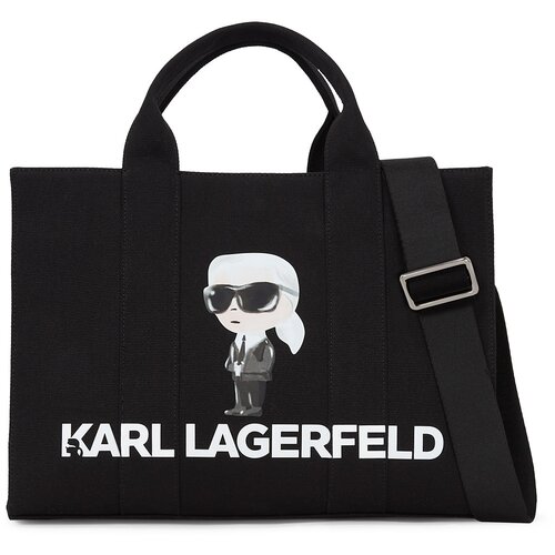 Karl Lagerfeld Shopper torba nude / siva / crna / bijela Cijene
