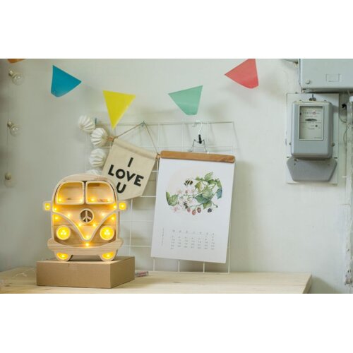  Lampa Little Lights - KOMBI - drvo Slike