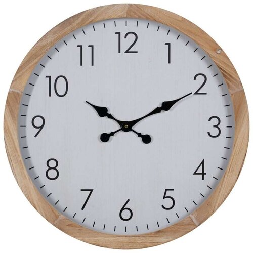  Zidni sat Bijela Drvo 60 x 60 x 6 5 cm Slike