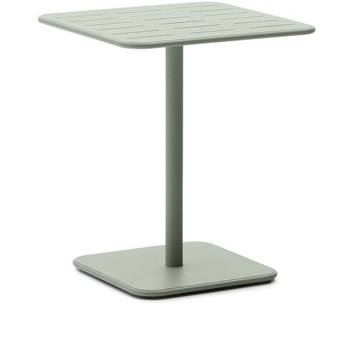 Kave Home Jeklena vrtna miza 70x70 cm Brai – Cene