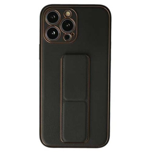 futrola kožna sa postoljem za xiaomi 12 lite crna Slike