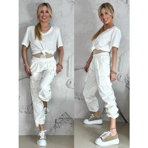 By o la la Ecru cargo pants Cijene