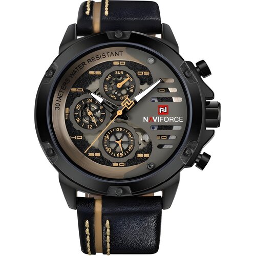 Sat NAVIFORCE PR-2842 - Crni / Smeđi KP2842 Cene