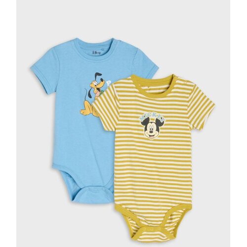 Sinsay Bodi od organskog pamuka s printom 2 pack Mickey Mouse Slike