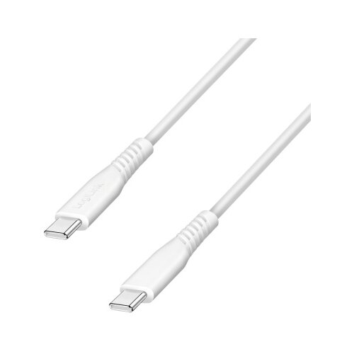 Logilink USB 2.0 Type C - C, M/M, 60 W, bela, 1.0m ( 6582 ) Cene